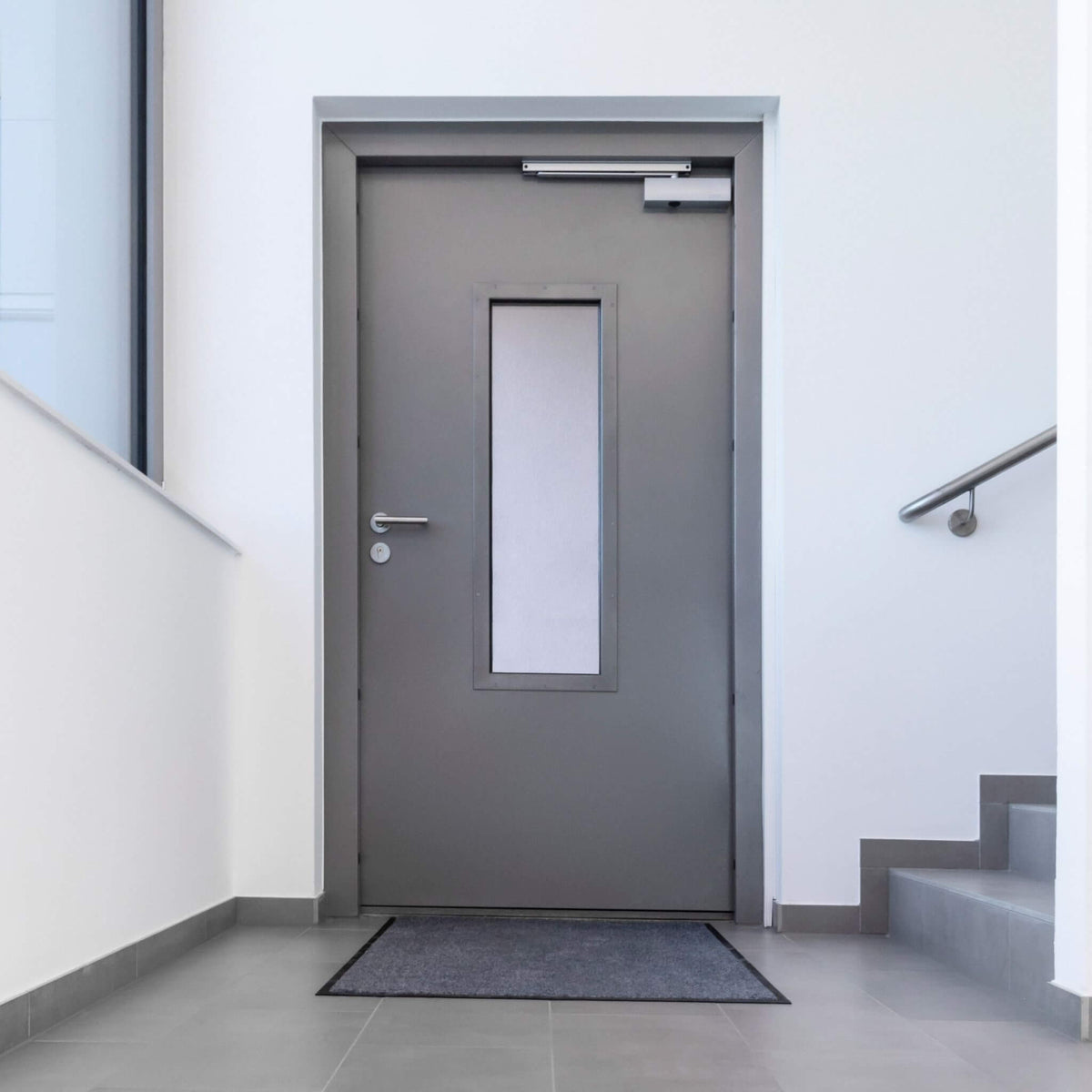 Stiegenhaustür Feuerschutztür Brandschutzglas Rauchschutztür