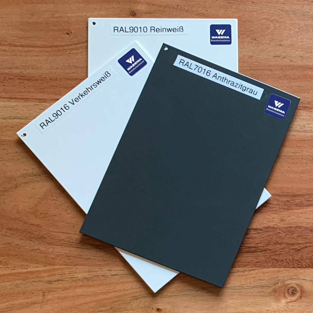 Blechmuster RAL-Farben für Brandschutztüren