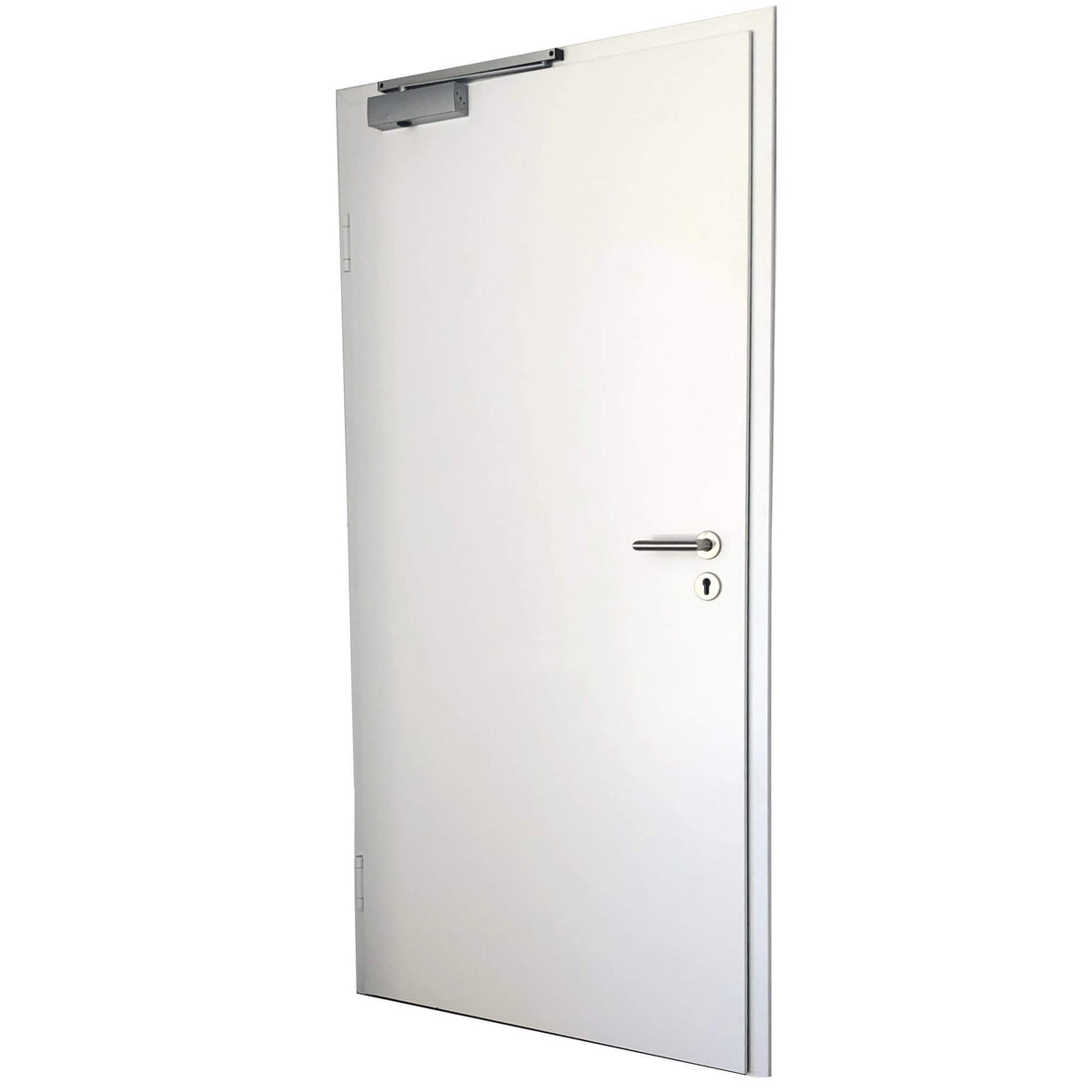 Stahltür Brandschutztür Garagentür Kellertür Nebeneingangstür Außentür Feuerschutztür T30 (EI30-C) EASY Dübelmontage Metalltür T30-1