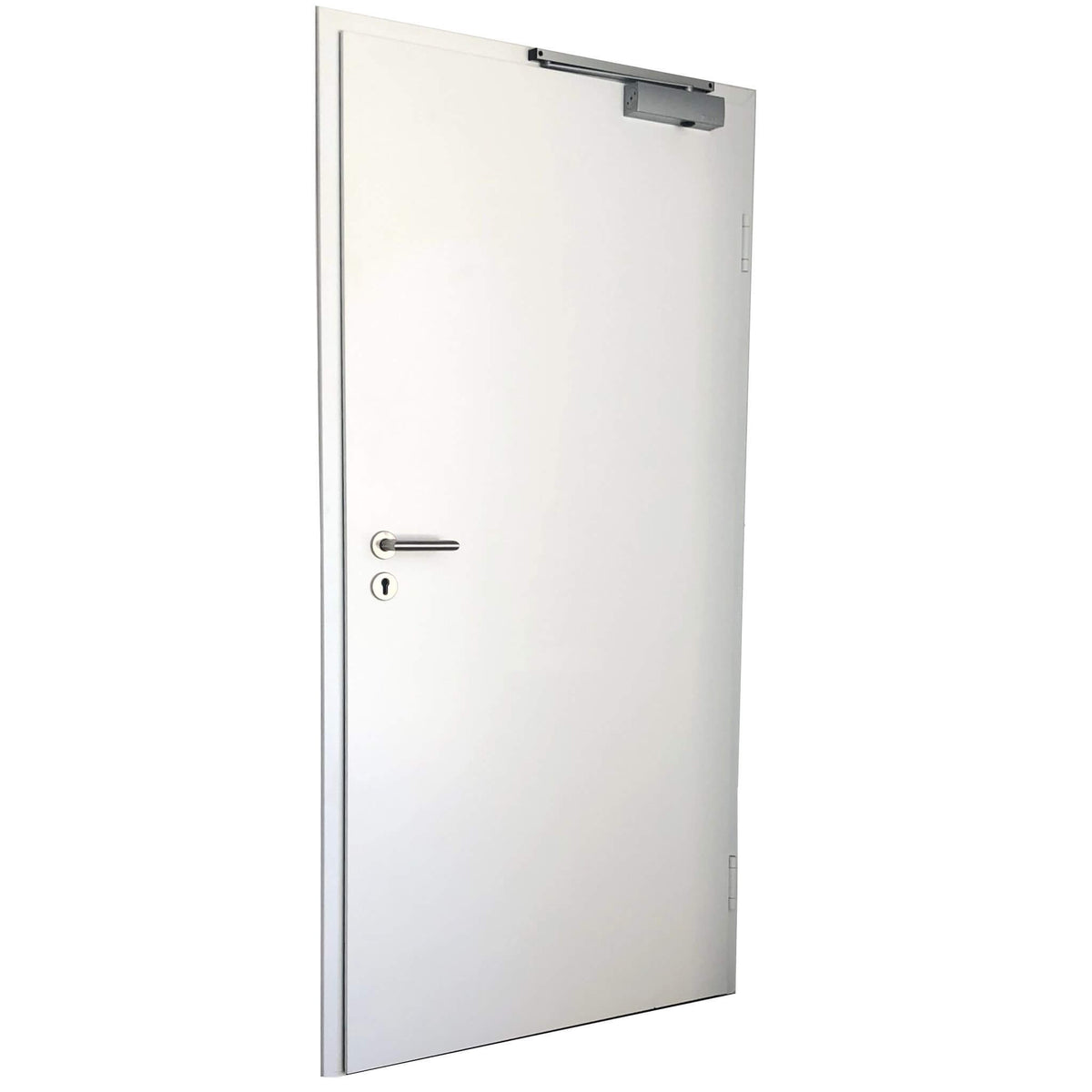 Stahltür Brandschutztür Garagentür Kellertür Nebeneingangstür Außentür Feuerschutztür EI30-C EASY Dübelmontage Metalltür